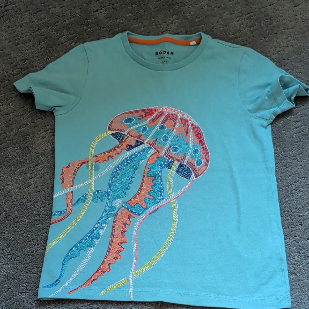 Mini Boden Superstitch Jellyfish T-shirt